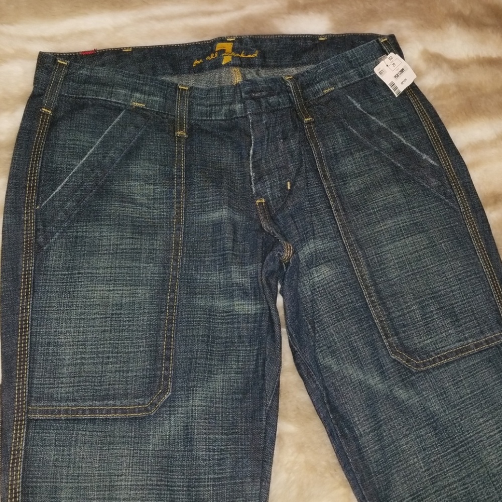 New 7 (Seven) for All Mankind Wide Leg Jeans